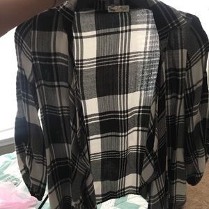 Plaid Cardigan